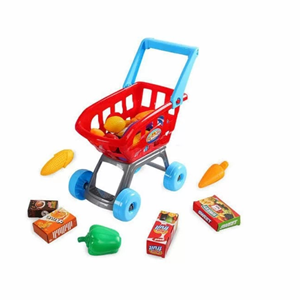 ست سوپر مارکت خارجی با چرخ دستی Supermarket set with trolley -اسباب بازی